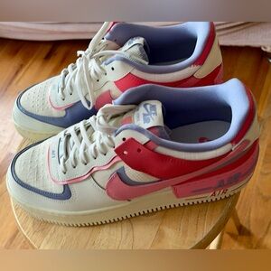 New like pink & purple nike air forces